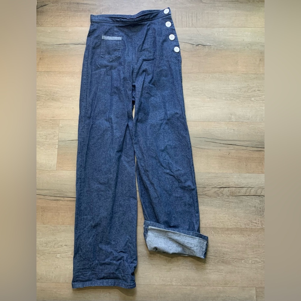 Vivienne of Holloway Denim Blue Katherine Trousers